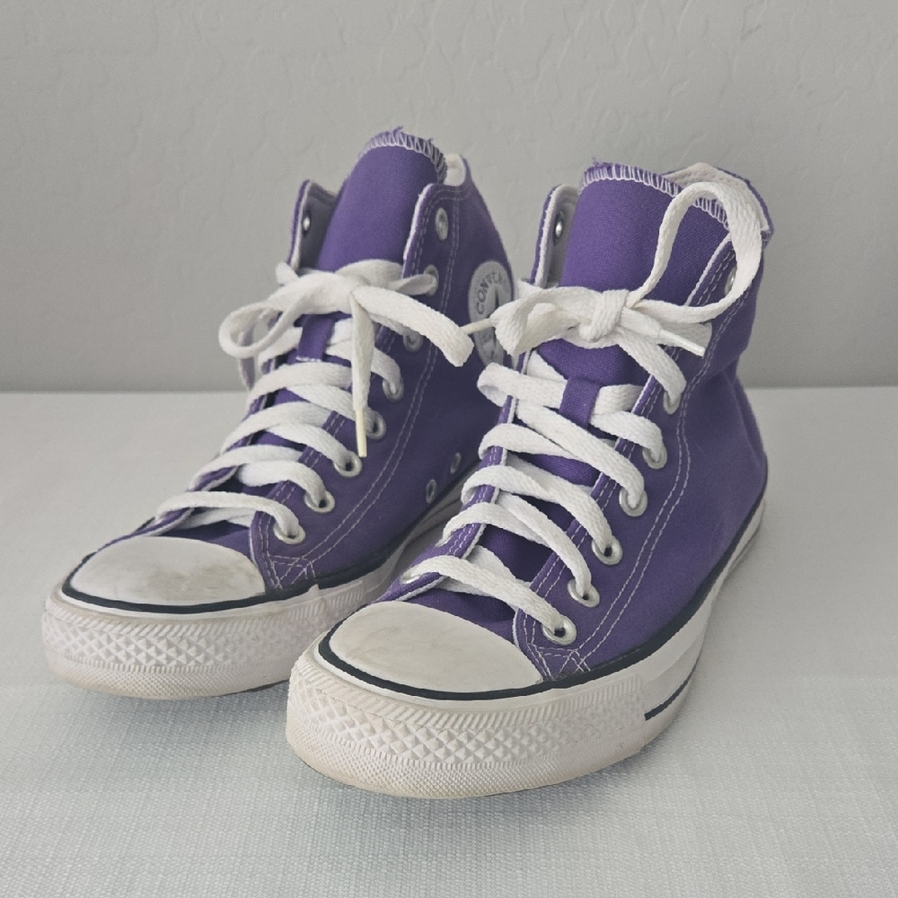 Converse Purple High-Top Sneakers